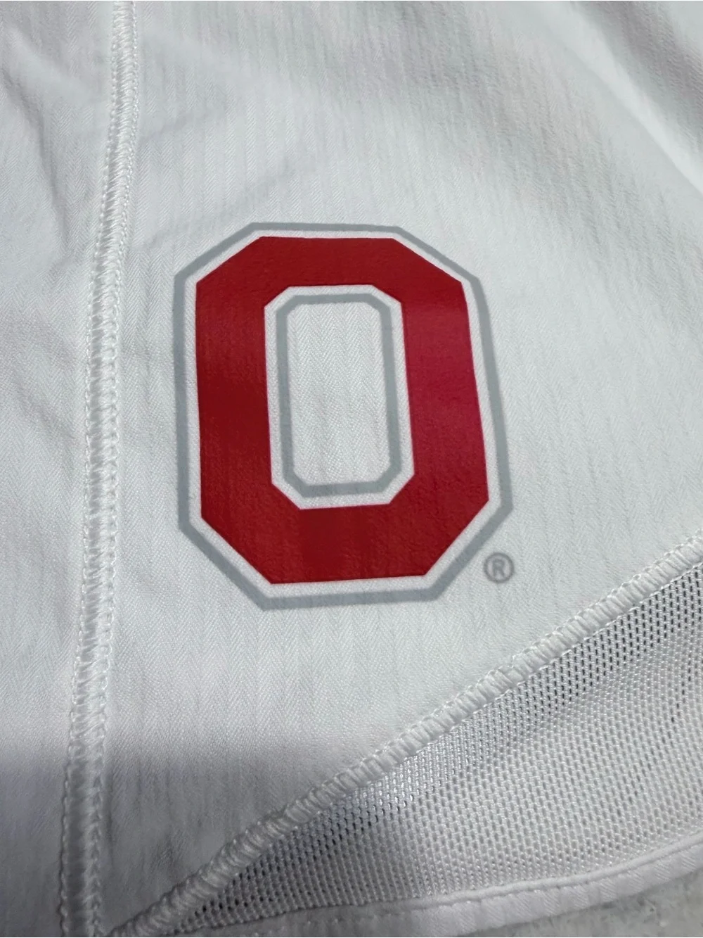 Lululemon Ohio State Buckeyes Hotty Hot Shorts - White / Size 10
